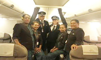Fiji Airways FJ914 Crew